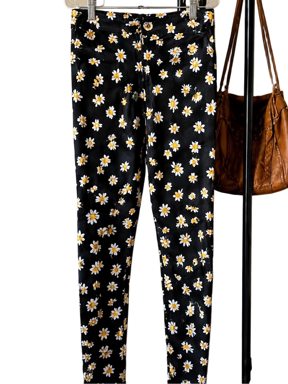 GUESS 1981 Skinny Daisy Print Jeans Size 27 Y2K Floral Denim